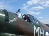 In the cockpit of the CAC Boomerang at Temora, 2008