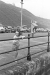 Alison at a seaside resort somewhere in England.