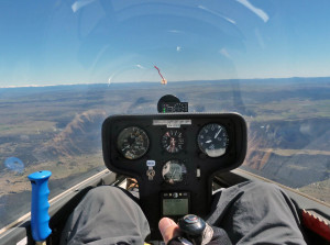A view of the Snowy Mountains in the distance.