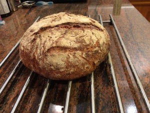Jan's oven-baked loaf.