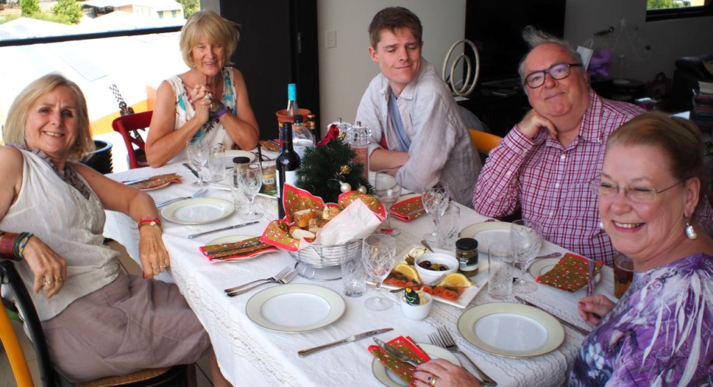 Christmas on the balcony at Rozelle